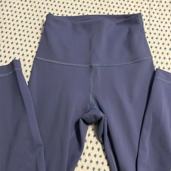 Lululemon Periwinkle High Waisted Leggings - 2 - Picture 2 of 5